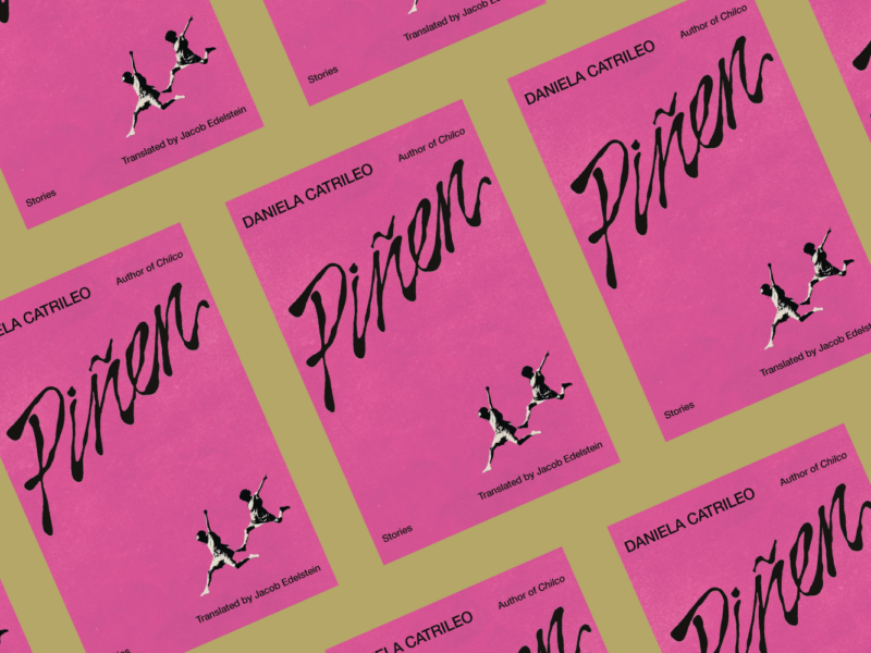 The book cover for "Piñen" by Daniela Catrileo.